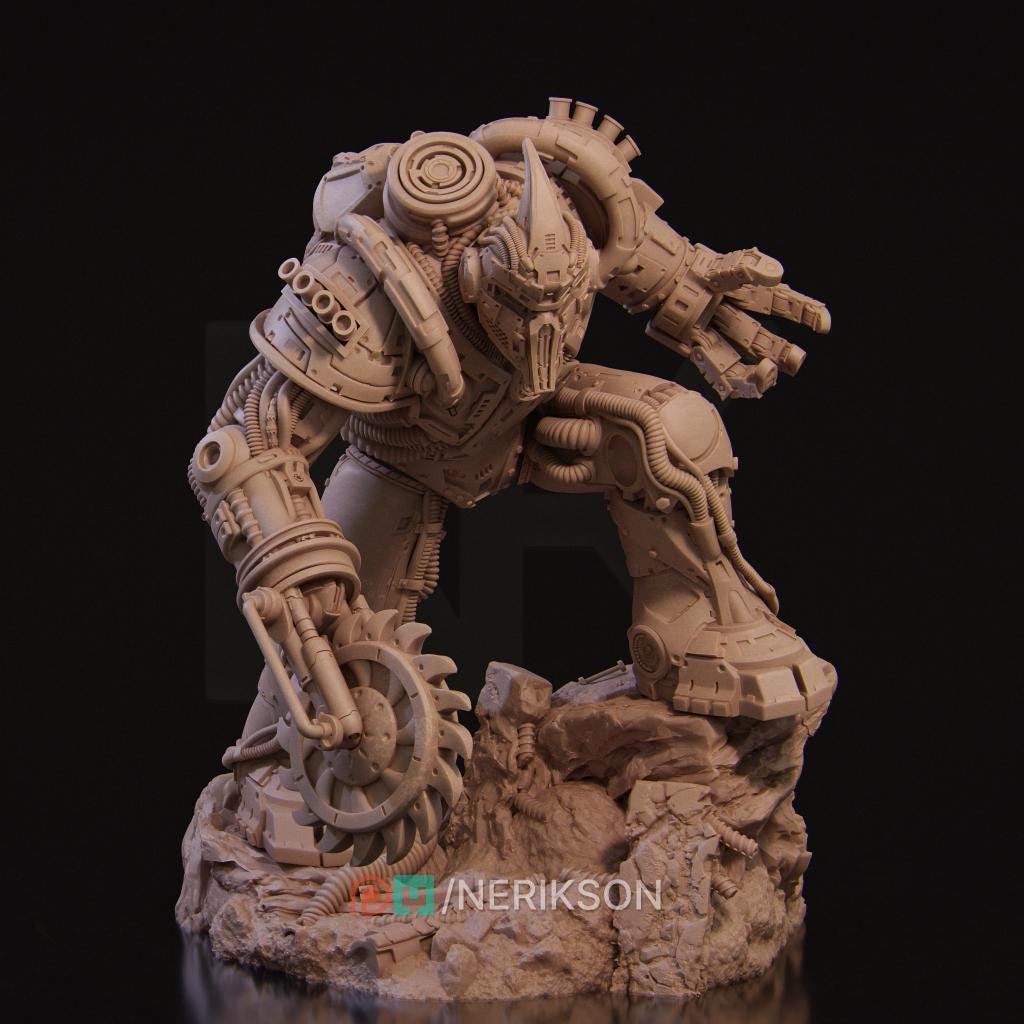 Neonixxi Robot, Powerful NPC, Ernest Nemirovsky | Dungeons and Dragons | Pathfinder | Table Top RPG | 3D Printed Model
