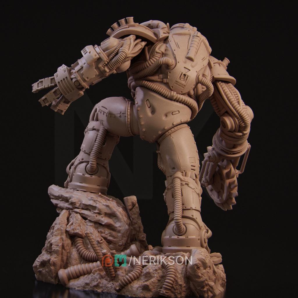 Neonixxi Robot, Powerful NPC, Ernest Nemirovsky | Dungeons and Dragons | Pathfinder | Table Top RPG | 3D Printed Model