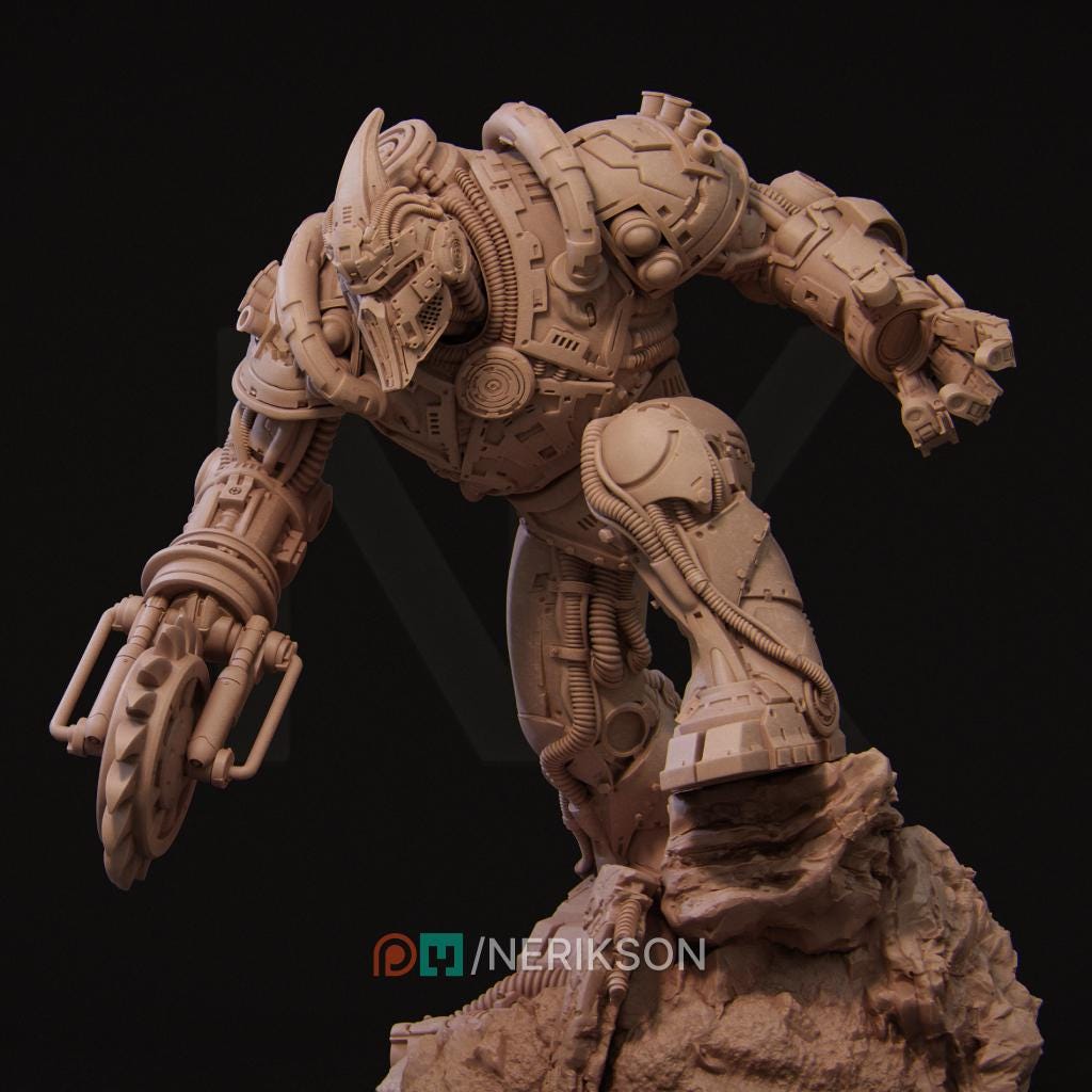 Neonixxi Robot, Powerful NPC, Ernest Nemirovsky | Dungeons and Dragons | Pathfinder | Table Top RPG | 3D Printed Model