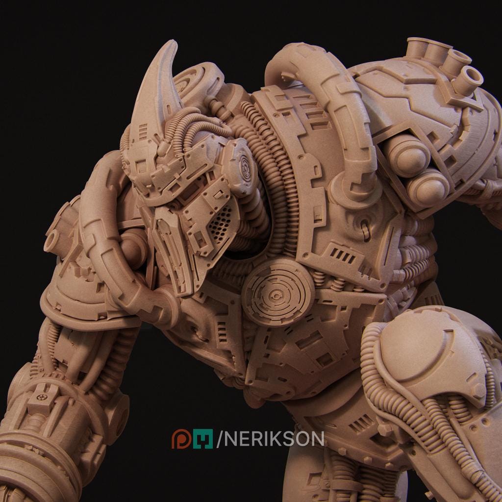 Neonixxi Robot, Powerful NPC, Ernest Nemirovsky | Dungeons and Dragons | Pathfinder | Table Top RPG | 3D Printed Model