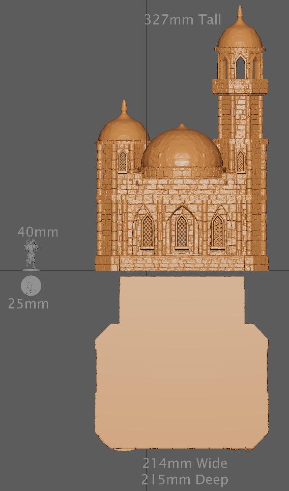 Desert Mosque | Aussie 3D Printed Miniatures and Terrain