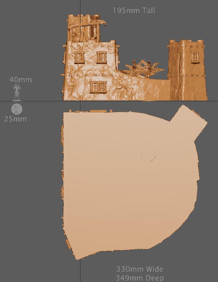 Desert Slaver House | Aussie 3D Printed Miniatures and Terrain