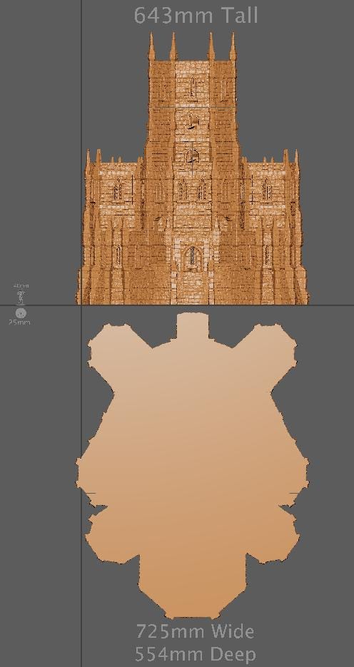 Imperial Bastion, Miniature Land | Dungeons and Dragons | Pathfinder | Table Top RPG | 3D Printed Model