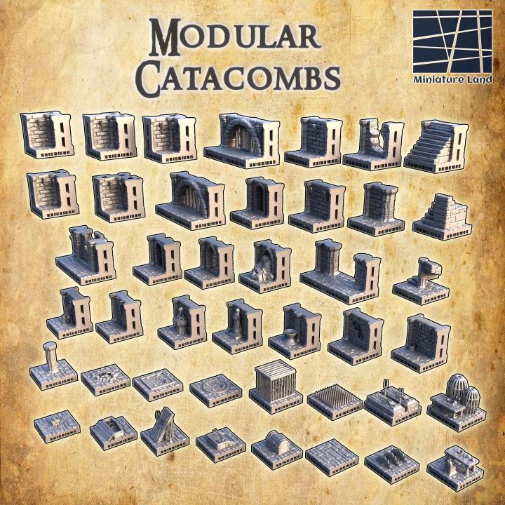 Modular Catacombs | Aussie 3D Printed Miniatures and Terrain