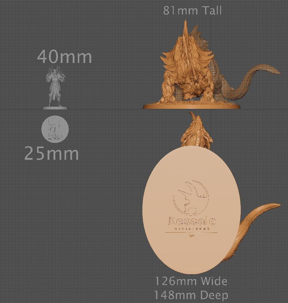 Drachenchor, Lord of the Print | Dungeons and Dragons | Pathfinder | Table Top RPG | 3D Printed Model