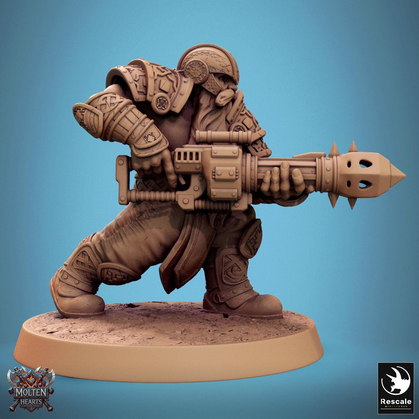 Dwarf Warriors, Pack 2, Lord of the Print | Dungeons and Dragons | Pathfinder | Table Top RPG | 3D Printed Model