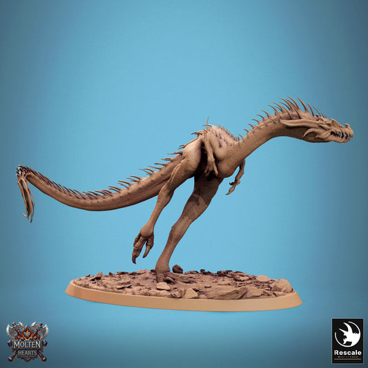 Velocisaurus Wild, Lord of the Print | Dungeons and Dragons | Pathfinder | Table Top RPG | 3D Printed Model