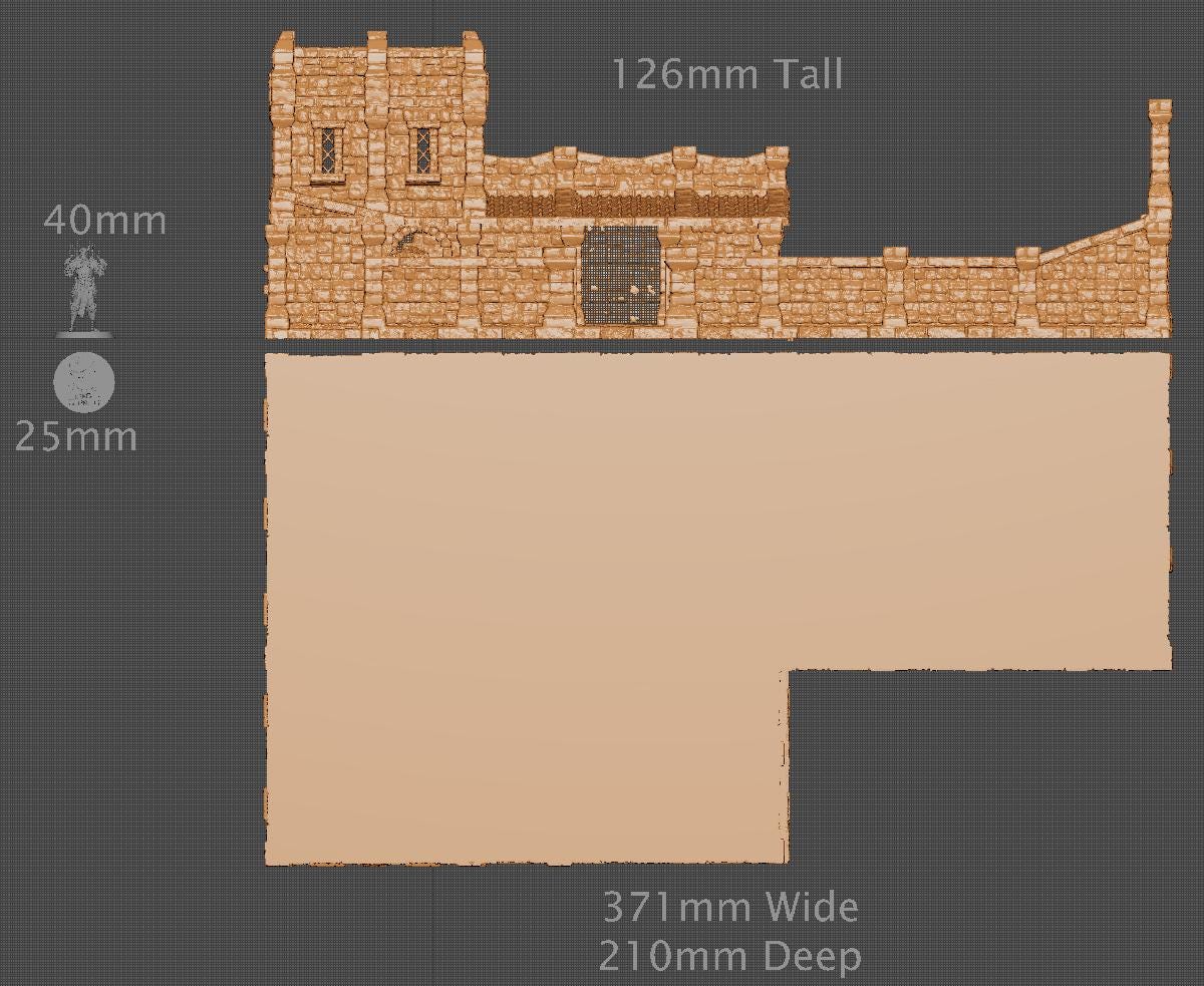 Imperial Archery Range, Miniature Land | Dungeons and Dragons | Pathfinder | Table Top RPG | 3D Printed Model