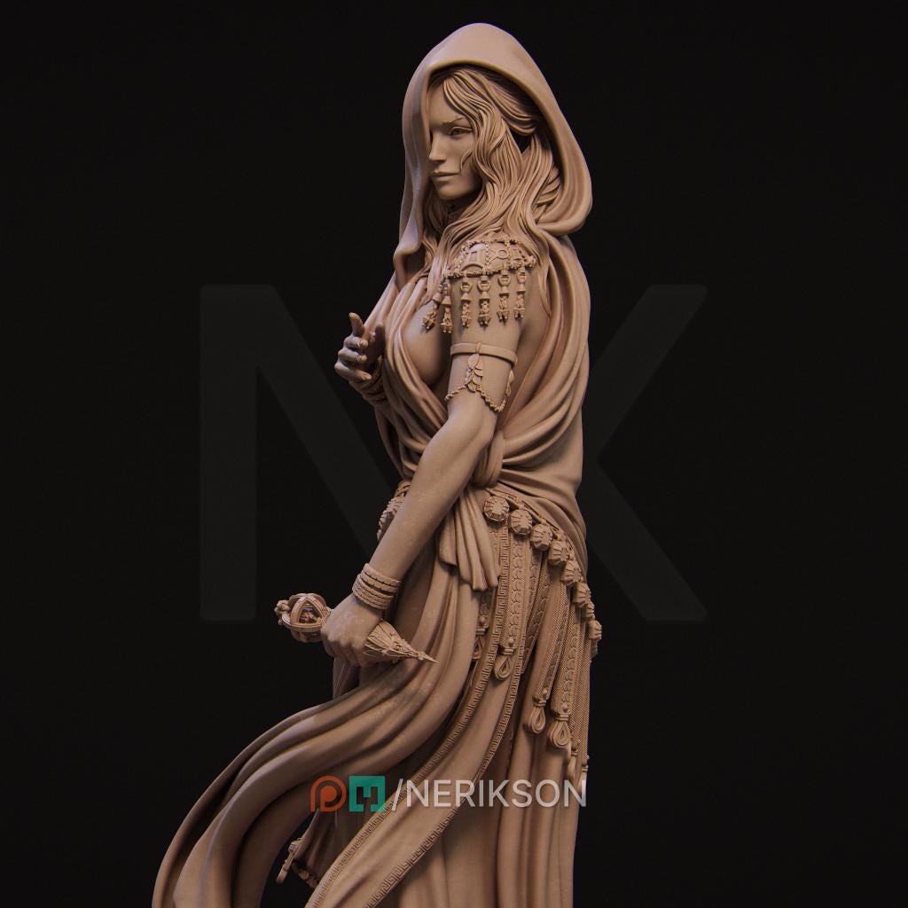 Klotho, Powerful NPC, Ernest Nemirovsky | Dungeons and Dragons | Pathfinder | Table Top RPG | 3D Printed Model