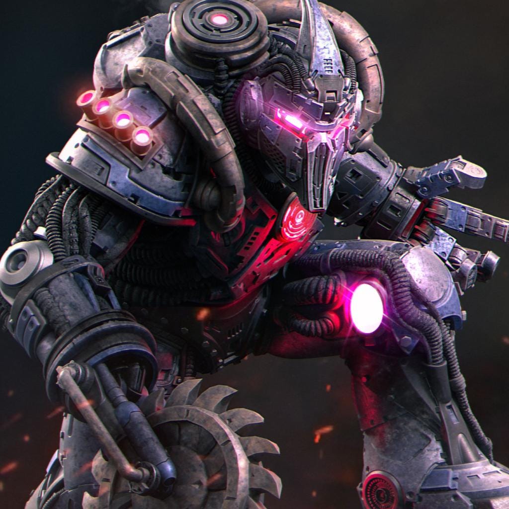 Neonixxi Robot, Powerful NPC, Ernest Nemirovsky | Dungeons and Dragons | Pathfinder | Table Top RPG | 3D Printed Model
