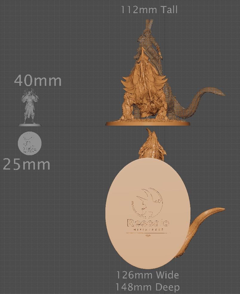 Drachenchor, Lord of the Print | Dungeons and Dragons | Pathfinder | Table Top RPG | 3D Printed Model