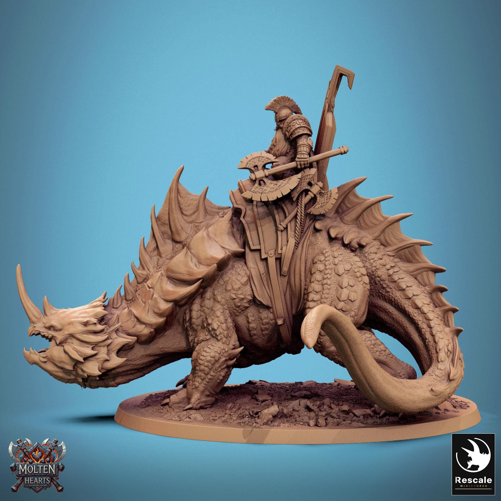 Drachenchor, Lord of the Print | Dungeons and Dragons | Pathfinder | Table Top RPG | 3D Printed Model