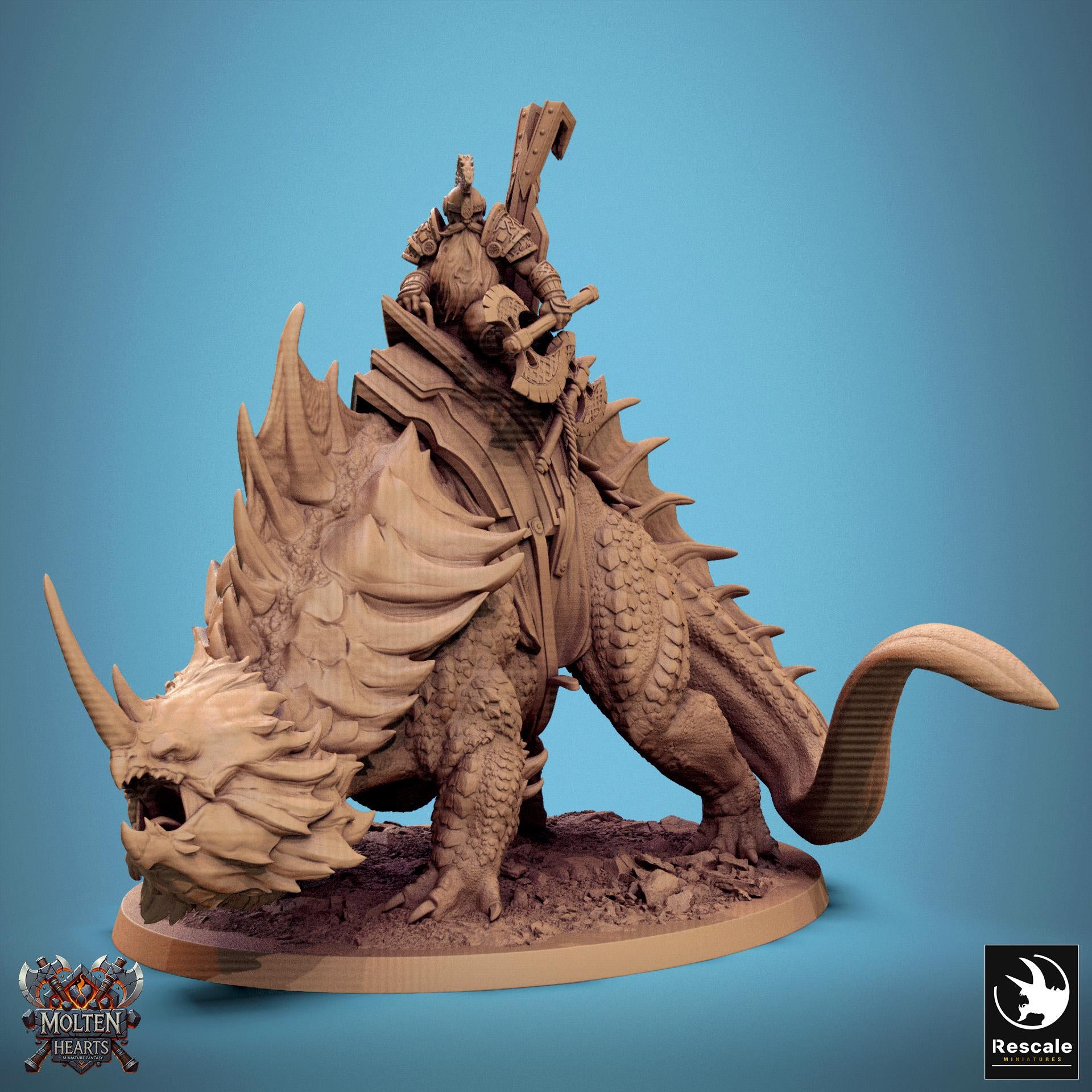 Drachenchor, Lord of the Print | Dungeons and Dragons | Pathfinder | Table Top RPG | 3D Printed Model