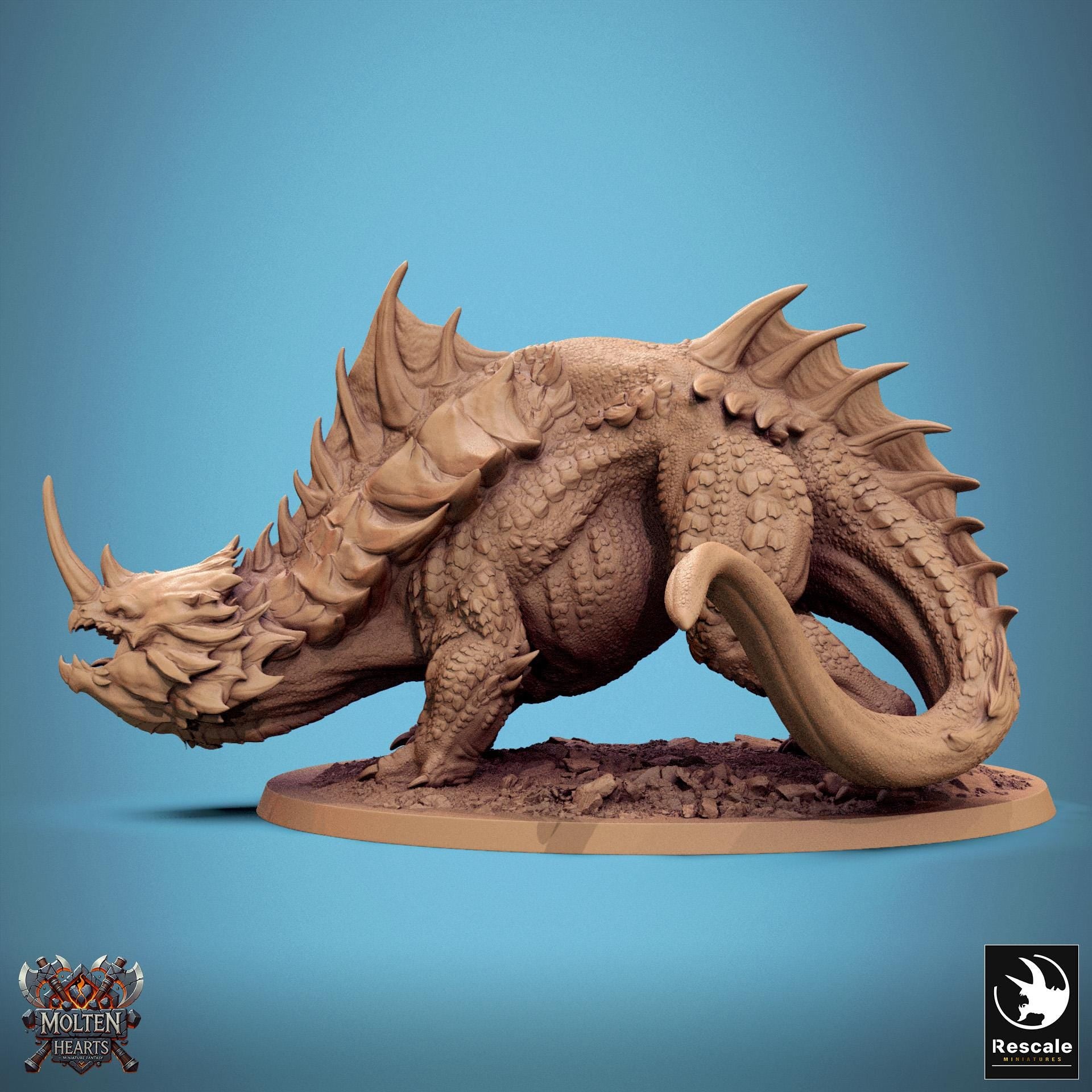 Drachenchor, Lord of the Print | Dungeons and Dragons | Pathfinder | Table Top RPG | 3D Printed Model