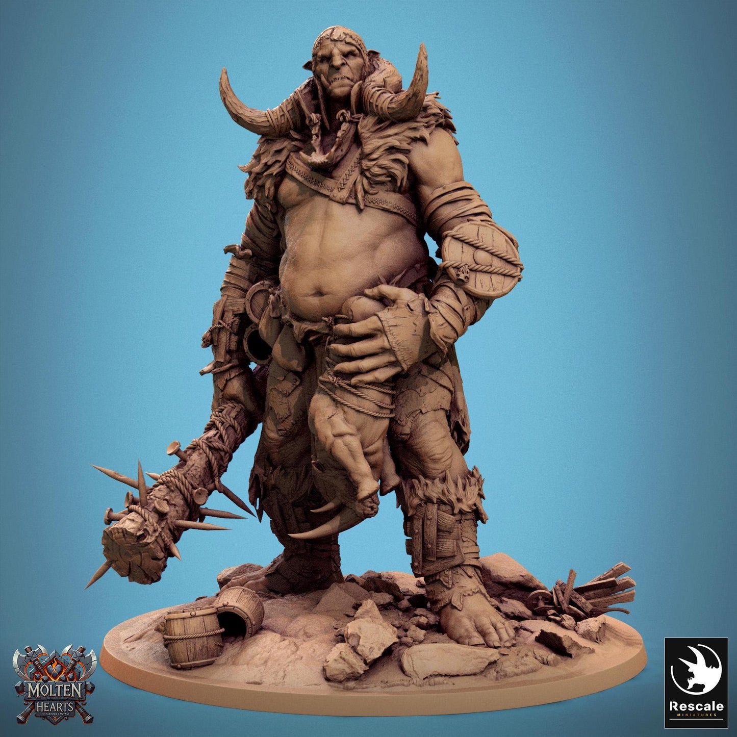 Giant Stone Breakers, Pack 1, Lord of the Print | Dungeons and Dragons | Pathfinder | Table Top RPG | 3D Printed Model