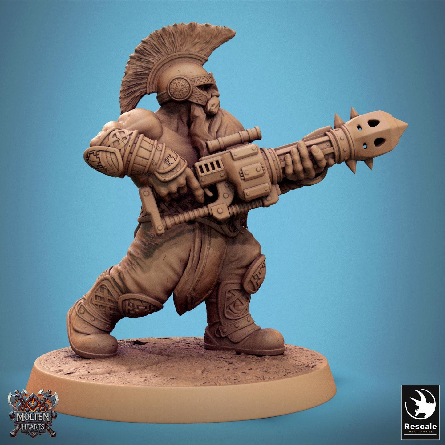 Dwarf Warriors, Pack 2 | Aussie 3D Printed Miniatures and Terrain