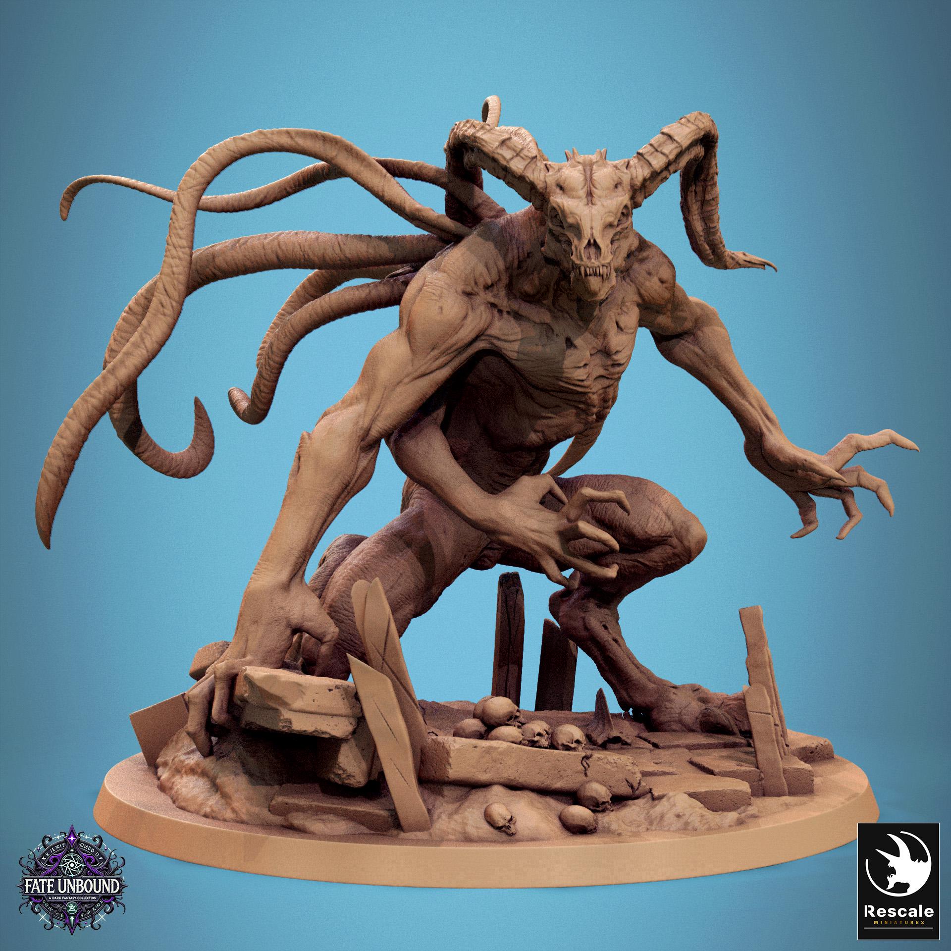 Draethon, The Monstrosity, Lord of the Print | Dungeons and Dragons | Pathfinder | Table Top RPG | 3D Printed Model