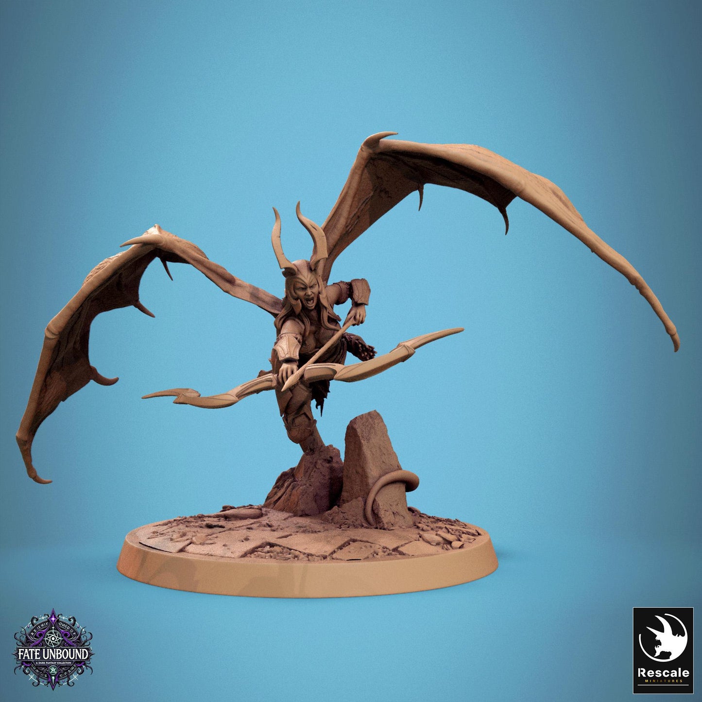 Female Cambions, Pack 1, Lord of the Print | Dungeons and Dragons | Pathfinder | Table Top RPG | 3D Printed Model