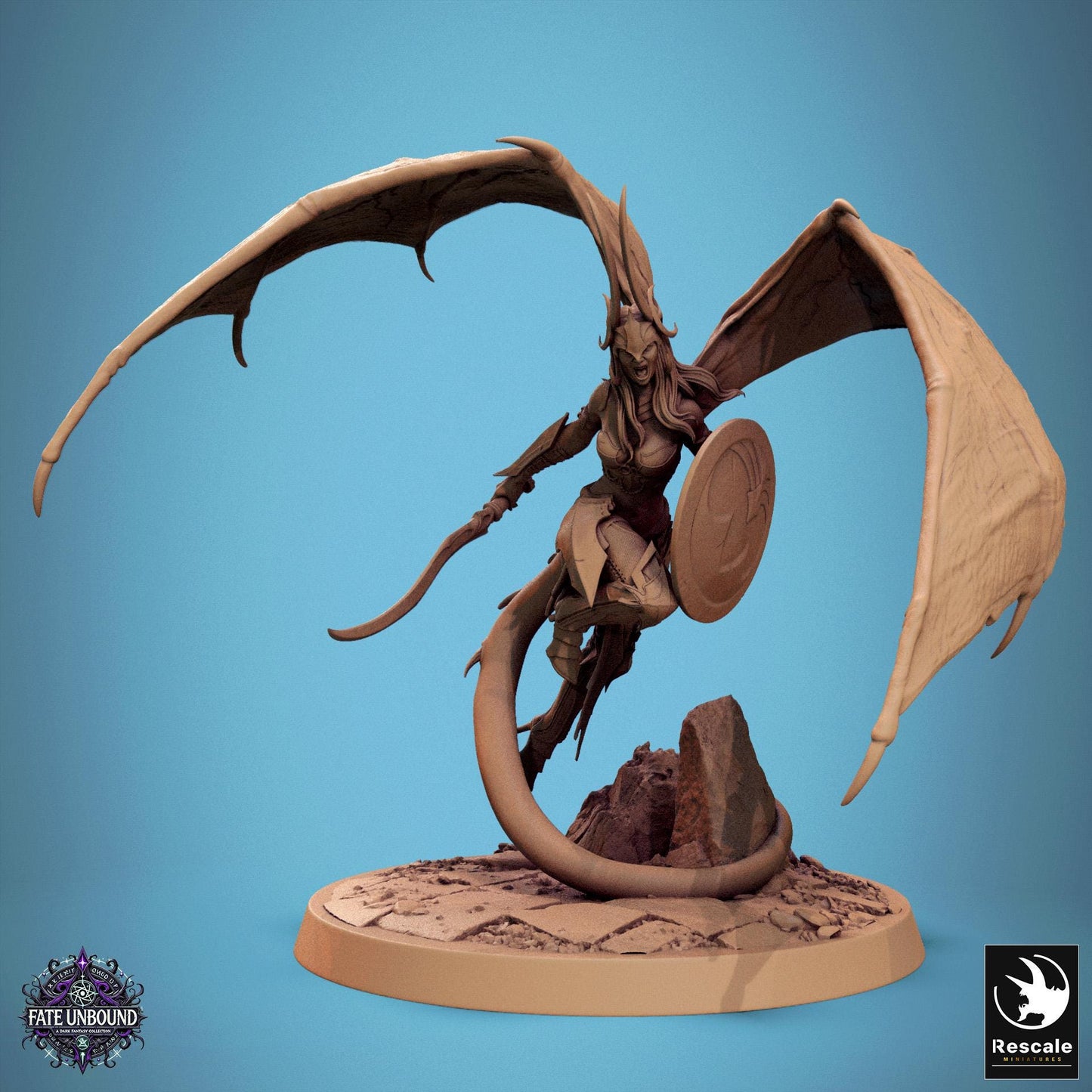 Female Cambions, Pack 2, Lord of the Print | Dungeons and Dragons | Pathfinder | Table Top RPG | 3D Printed Model