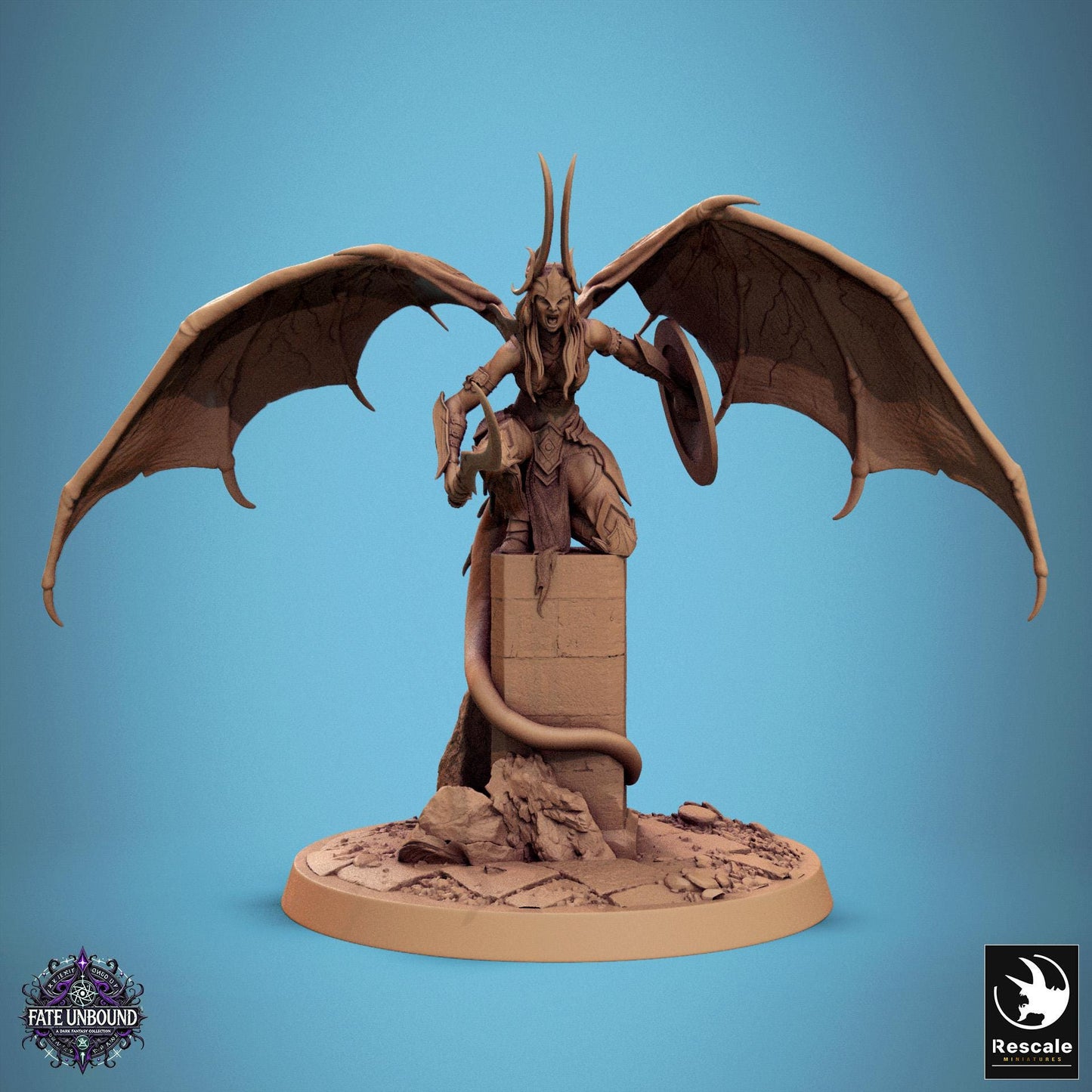 Female Cambions, Pack 2, Lord of the Print | Dungeons and Dragons | Pathfinder | Table Top RPG | 3D Printed Model