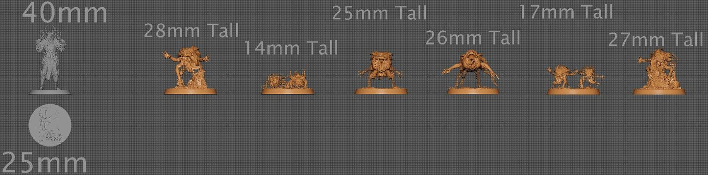 Devilish Fleas, Pack 2 | Aussie 3D Printed Miniatures and Terrain