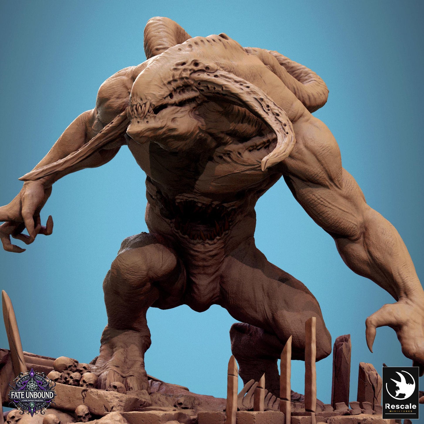 Malgorth, The Monstrosity, Lord of the Print | Dungeons and Dragons | Pathfinder | Table Top RPG | 3D Printed Model
