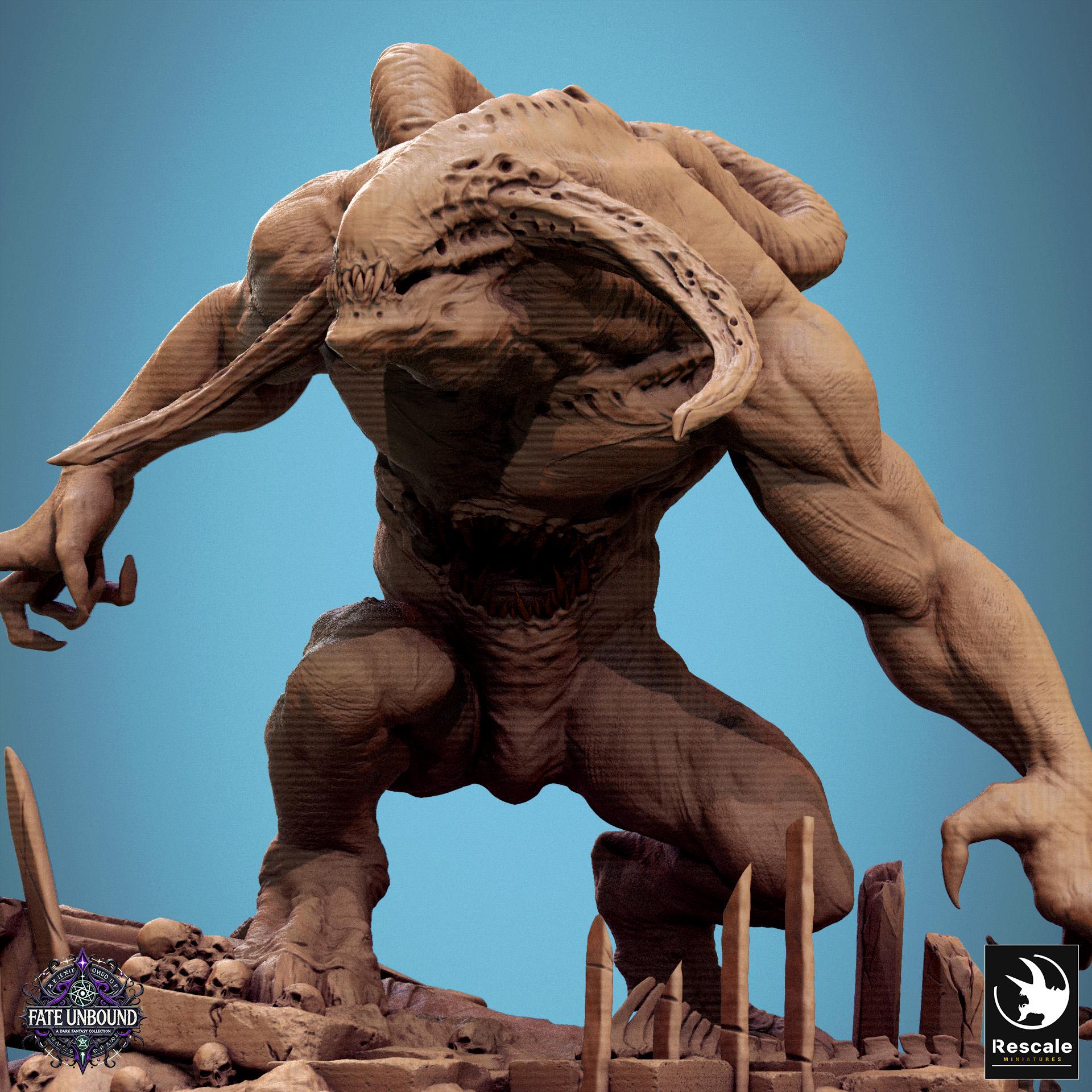 Malgorth, The Monstrosity, Lord of the Print | Dungeons and Dragons | Pathfinder | Table Top RPG | 3D Printed Model
