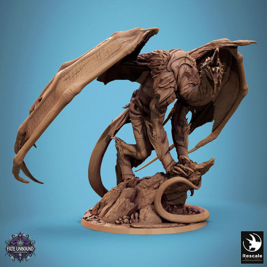 ZarKael, The Celestial Scourge, Lord of the Print | Dungeons and Dragons | Pathfinder | Table Top RPG | 3D Printed Model