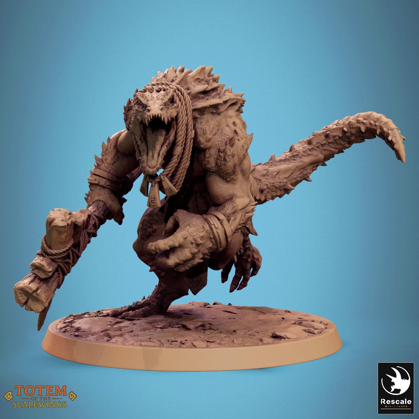 Dreadscales, Lord of the Print | Dungeons and Dragons | Pathfinder | Table Top RPG | 3D Printed Model