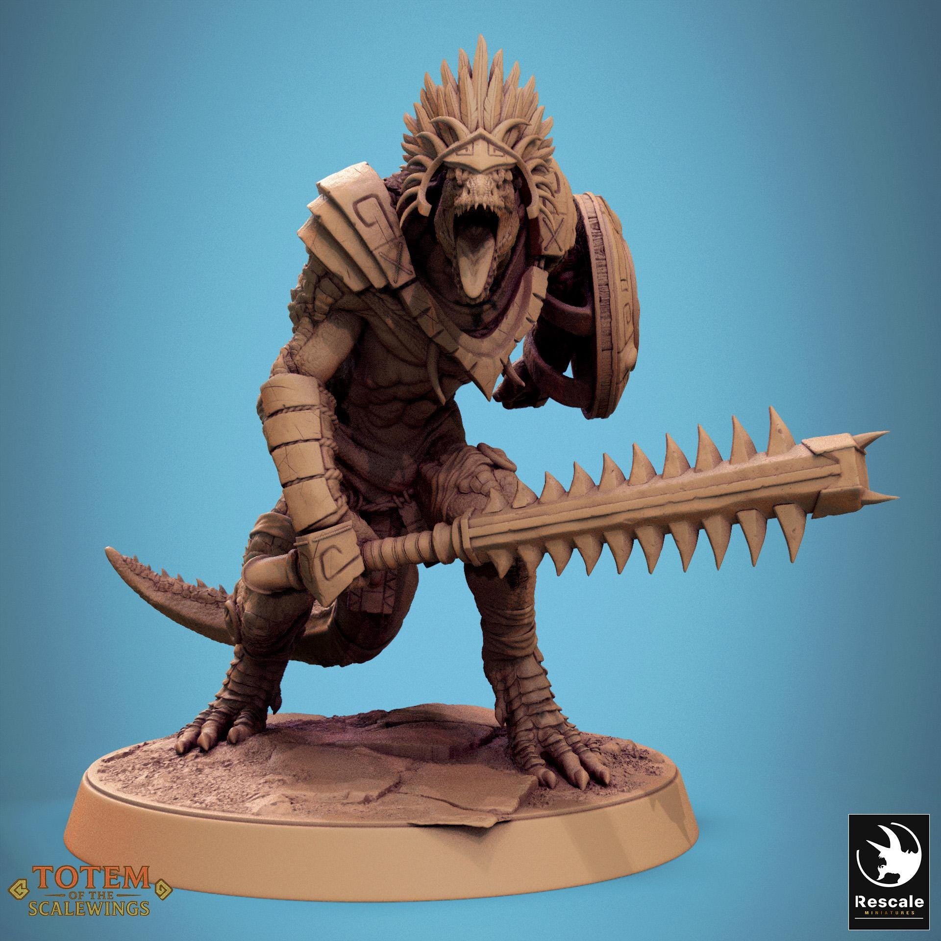 Grimscales, Lord of the Print | Dungeons and Dragons | Pathfinder | Table Top RPG | 3D Printed Model