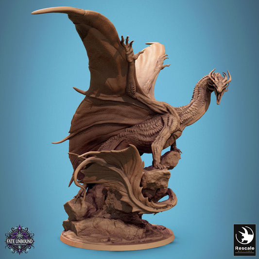 Copper Dragon, 2025 ver, Lord of the Print | Dungeons and Dragons | Pathfinder | Table Top RPG | 3D Printed Model