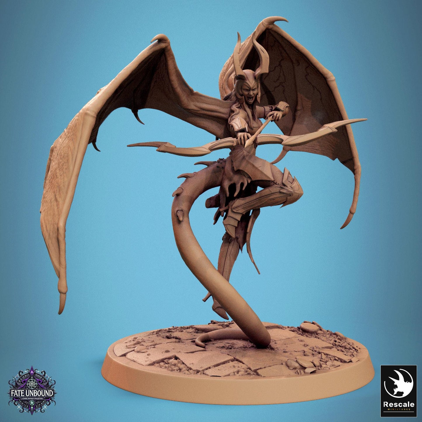 Female Cambions, Pack 1, Lord of the Print | Dungeons and Dragons | Pathfinder | Table Top RPG | 3D Printed Model