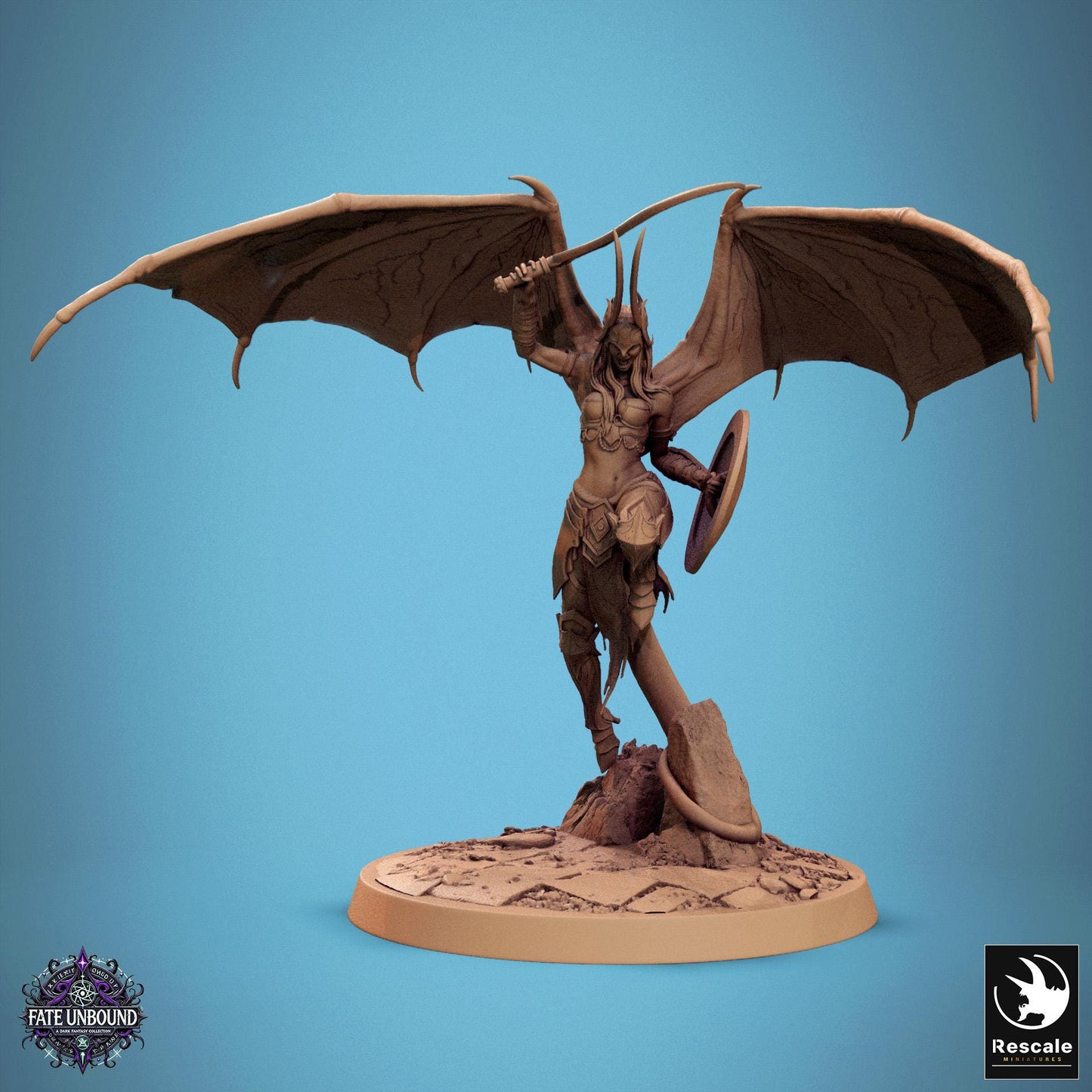 Female Cambions, Pack 2, Lord of the Print | Dungeons and Dragons | Pathfinder | Table Top RPG | 3D Printed Model