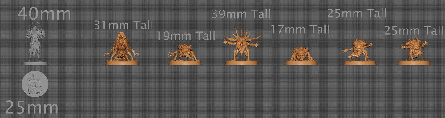 Devilish Fleas, Pack 1 | Aussie 3D Printed Miniatures and Terrain