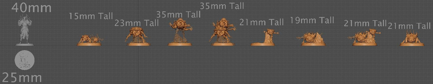 Devilish Fleas, Pack 3 | Aussie 3D Printed Miniatures and Terrain