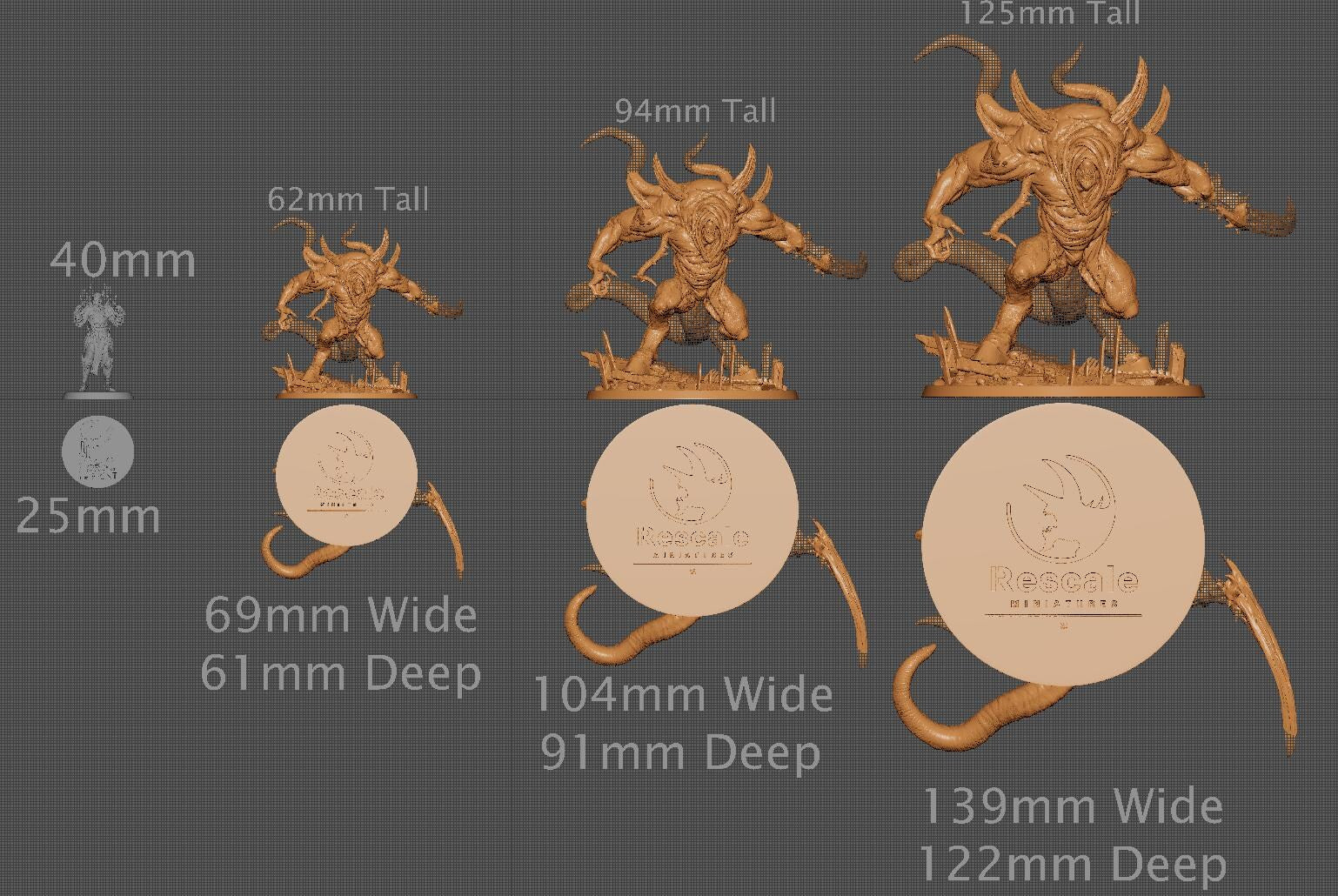 Nyarlock, The Monstrosity, Lord of the Print | Dungeons and Dragons | Pathfinder | Table Top RPG | 3D Printed Model