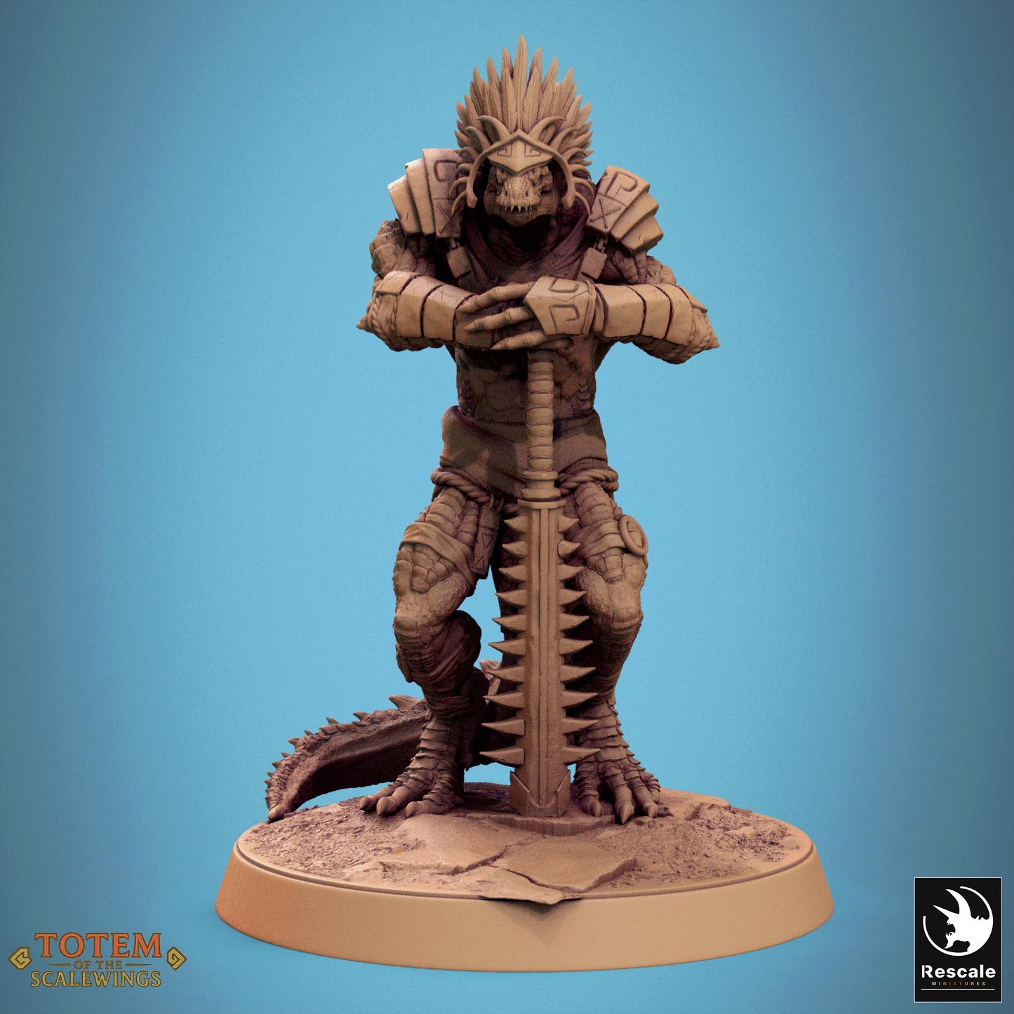 Grimscales, Lord of the Print | Dungeons and Dragons | Pathfinder | Table Top RPG | 3D Printed Model