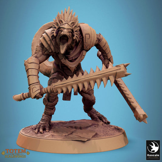 Grimscales, Lord of the Print | Dungeons and Dragons | Pathfinder | Table Top RPG | 3D Printed Model