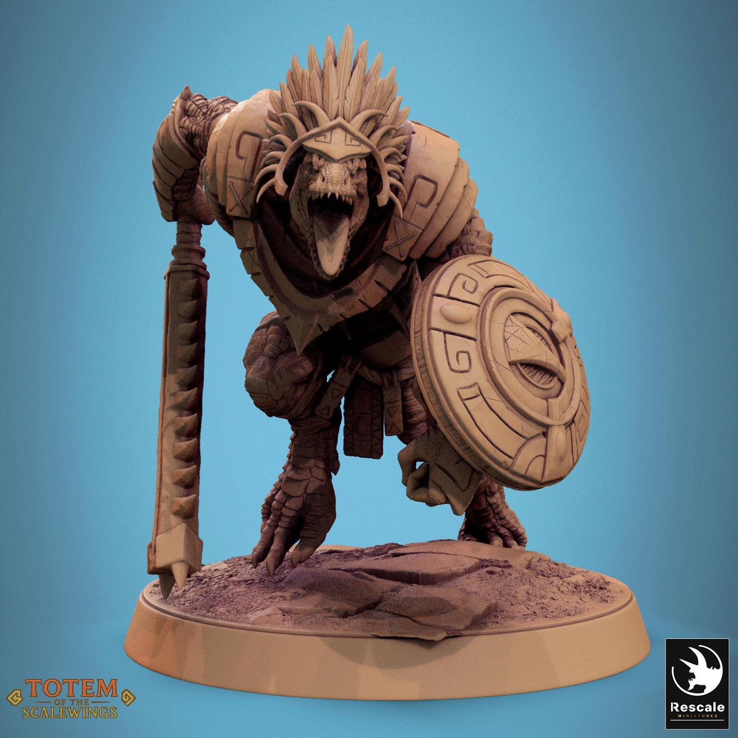 Grimscales, Lord of the Print | Dungeons and Dragons | Pathfinder | Table Top RPG | 3D Printed Model