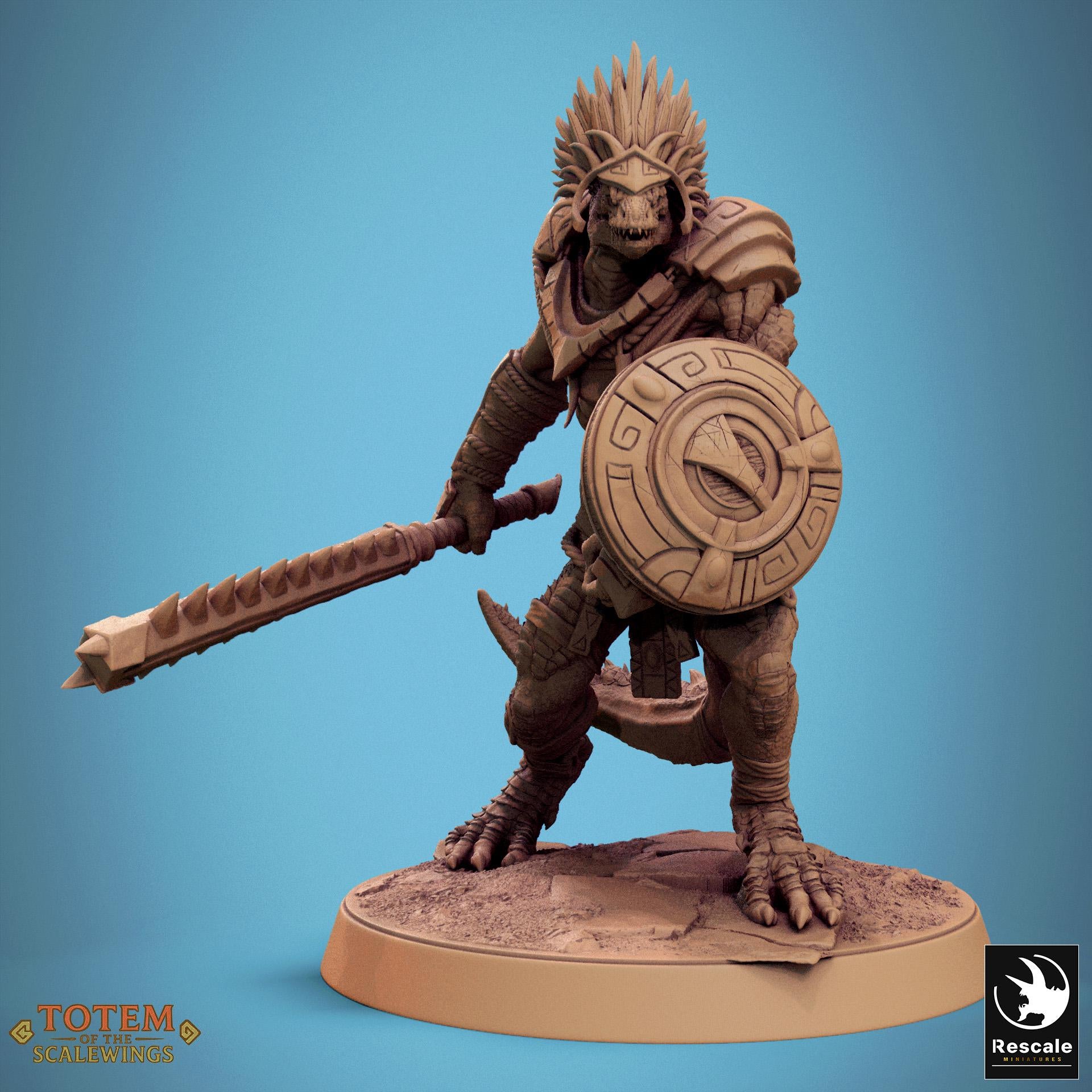 Grimscales, Lord of the Print | Dungeons and Dragons | Pathfinder | Table Top RPG | 3D Printed Model