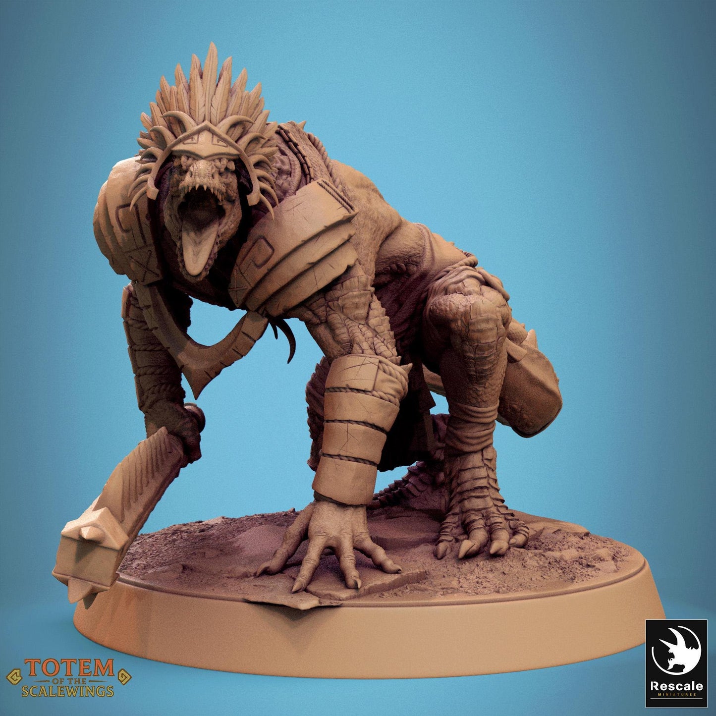 Grimscales, Lord of the Print | Dungeons and Dragons | Pathfinder | Table Top RPG | 3D Printed Model