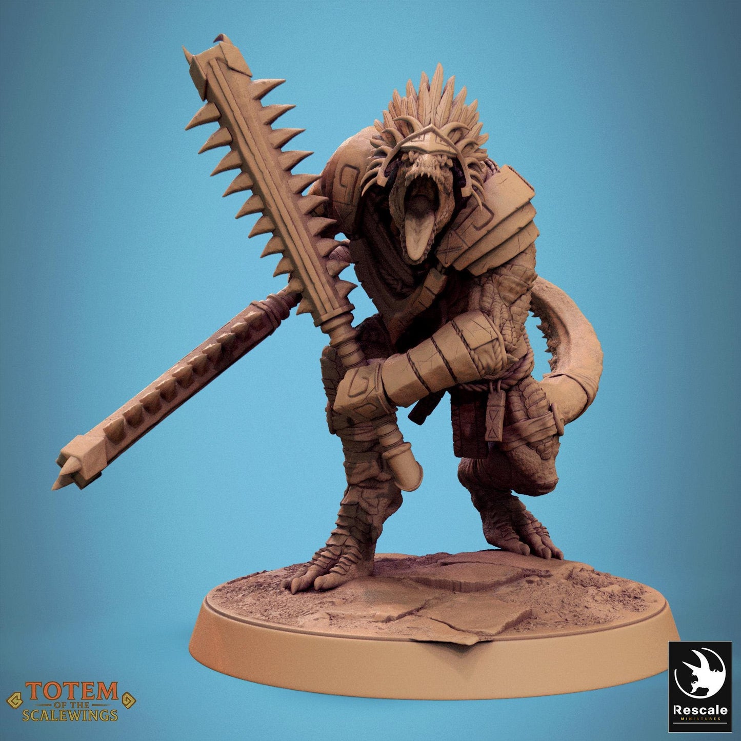 Grimscales, Lord of the Print | Dungeons and Dragons | Pathfinder | Table Top RPG | 3D Printed Model
