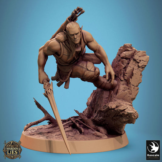 Moonlight Elves, Pack 1, Rescale Miniatures | Dungeons and Dragons | Pathfinder | Table Top RPG | 3D Printed Model