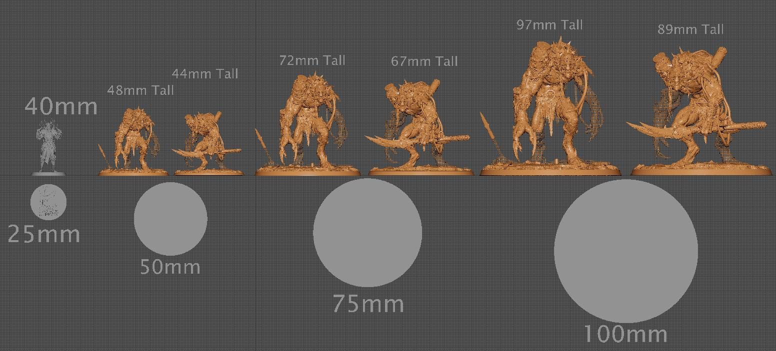 Blight Troll, Rescale Miniatures | Dungeons and Dragons | Pathfinder | Table Top RPG | 3D Printed Model