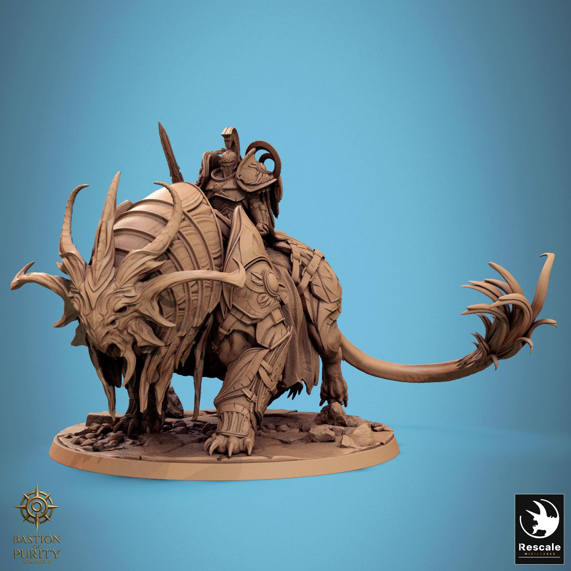 Solarion Radiant Warbear, Rescale Miniatures | Dungeons and Dragons | Pathfinder | Table Top RPG | 3D Printed Model