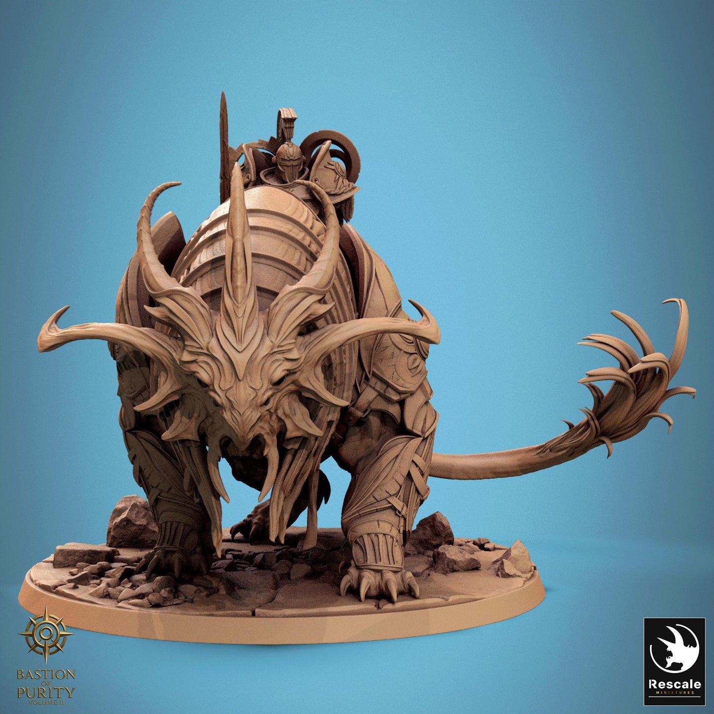 Solarion Radiant Warbear, Rescale Miniatures | Dungeons and Dragons | Pathfinder | Table Top RPG | 3D Printed Model
