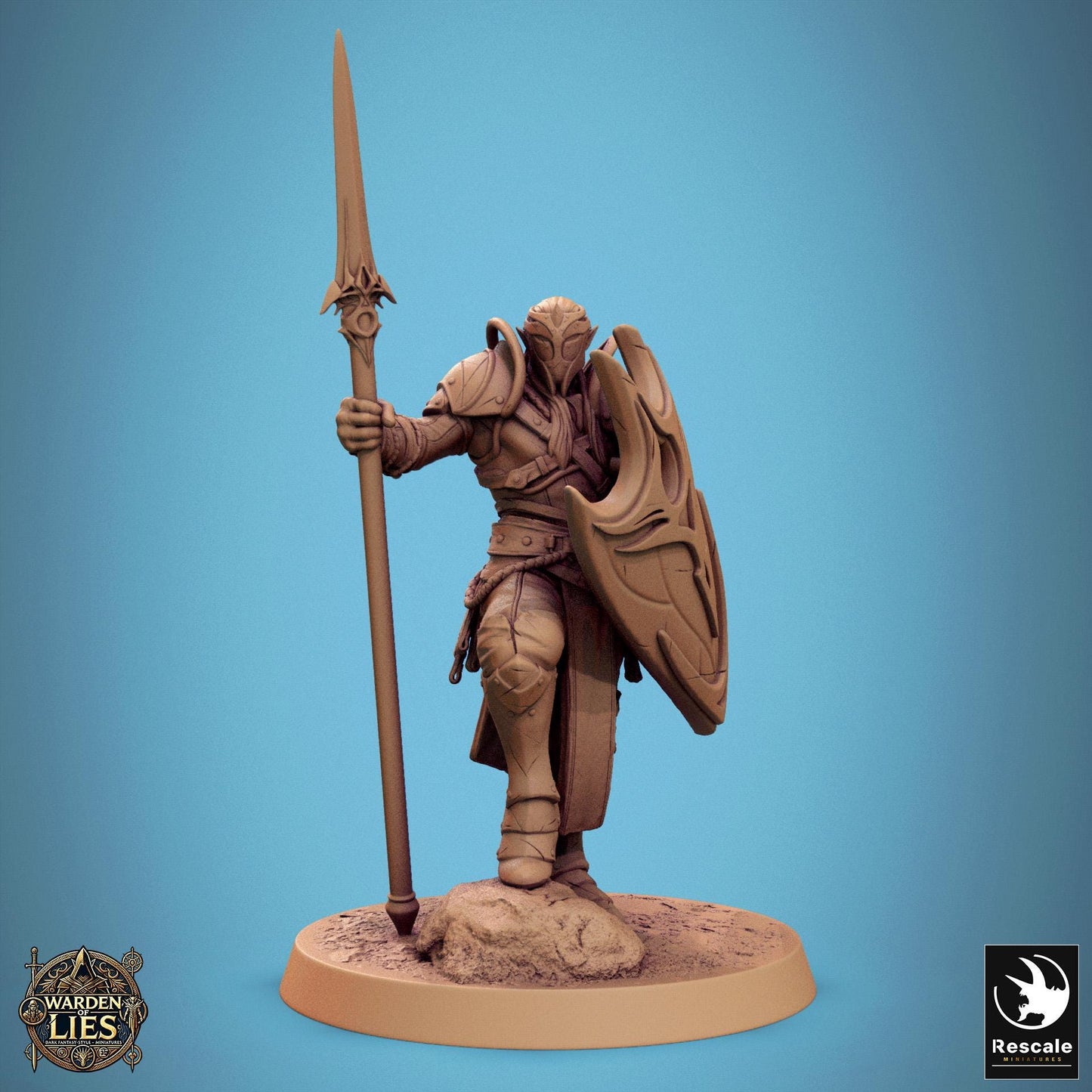 Moonlight Elves, Pack 2, Rescale Miniatures | Dungeons and Dragons | Pathfinder | Table Top RPG | 3D Printed Model