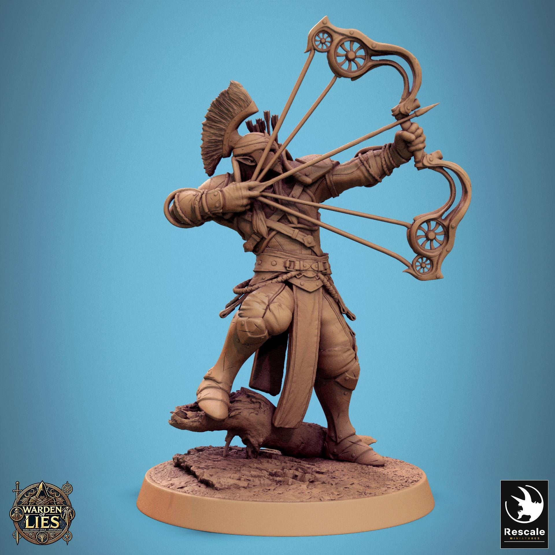 Moonlight Elves, Pack 3, Rescale Miniatures | Dungeons and Dragons | Pathfinder | Table Top RPG | 3D Printed Model
