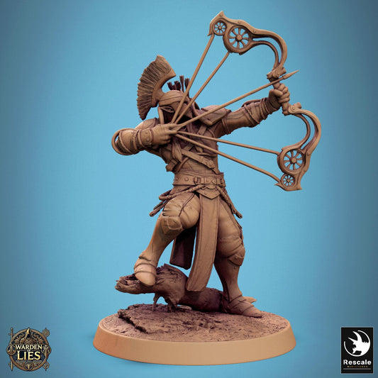 Moonlight Elves, Pack 3, Rescale Miniatures | Dungeons and Dragons | Pathfinder | Table Top RPG | 3D Printed Model
