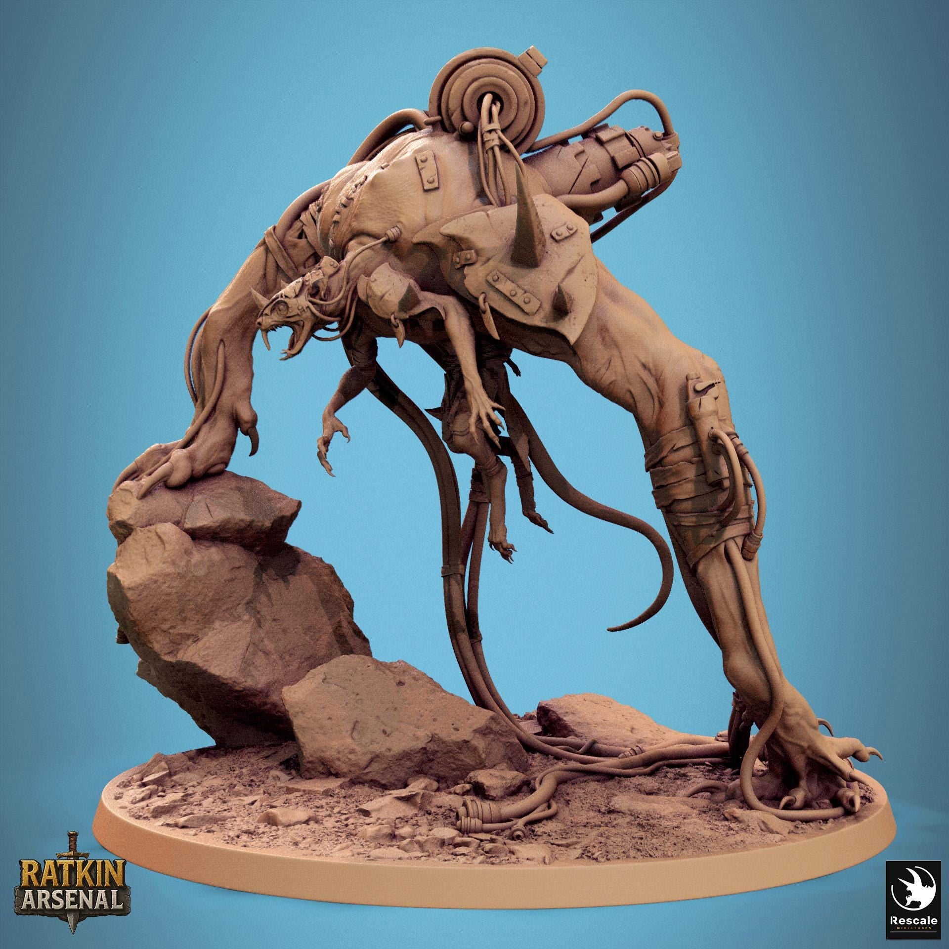 Plague Born, Rescale Miniatures | Dungeons and Dragons | Pathfinder | Table Top RPG | 3D Printed Model